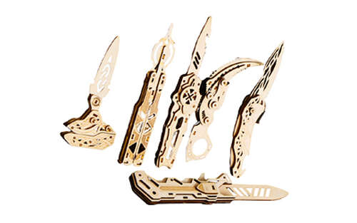 Misc. Accessories Caliber Gourmet CBG CALIBER WOOD KNIVES PUZ 6 PCS • Model: 
